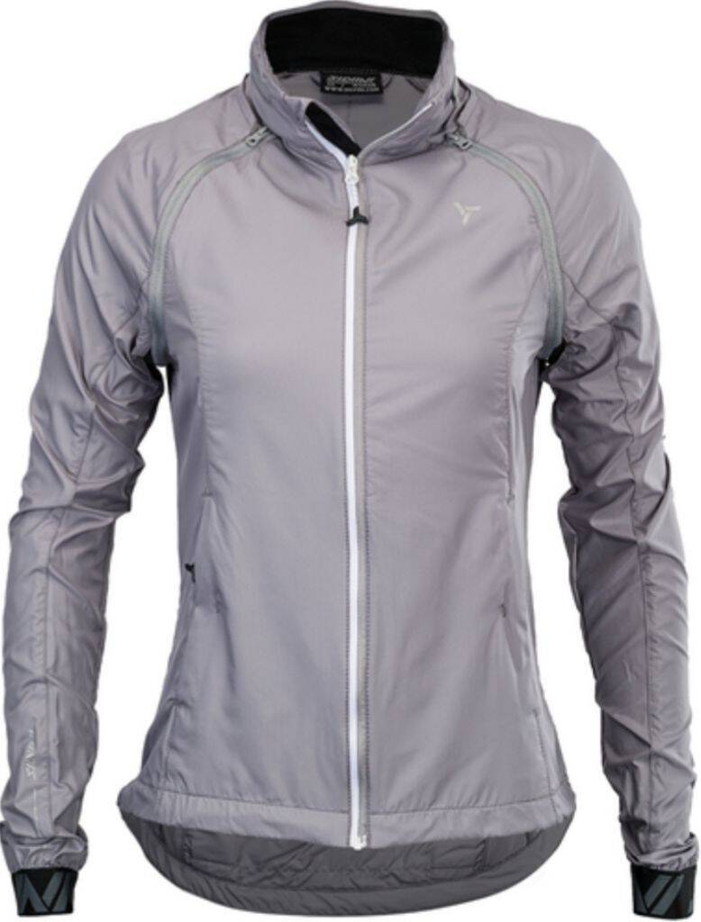 Vetrovka s odnímateľnými rukávmi Silvini VETTA Dámska Šedá M