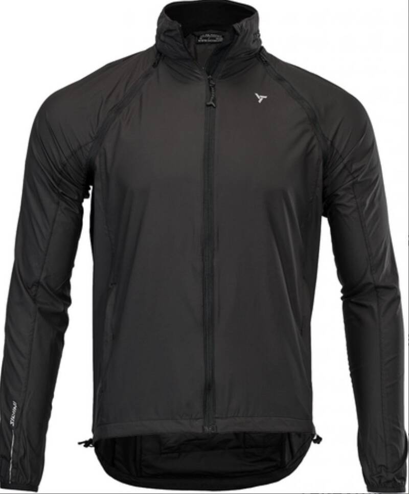 Vetrovka s odnímateľnými rukávmi Silvini VETTA Pánska Čierna L