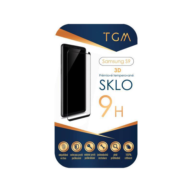 Ochranné sklo TGM 3D pro Samsung Galaxy S9 (TGMSGS9) priehľadné