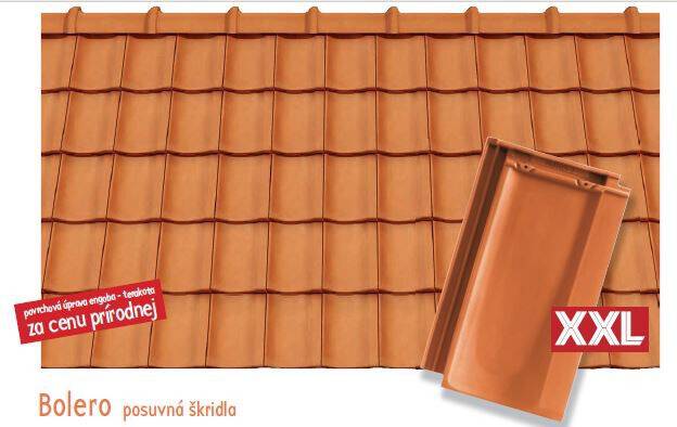 TONDACH Bolero posuvná škridla cena/m2