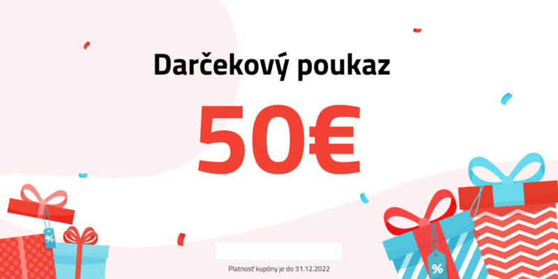 Poukaz na 50 EUR