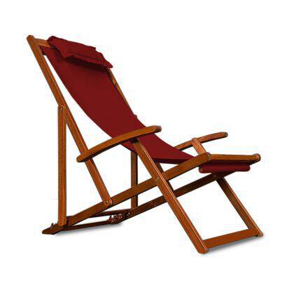 Záhradné lehátko SIENA bordová - malé
