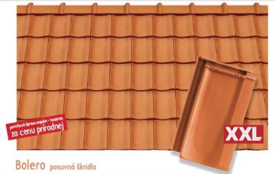 TONDACH Bolero posuvná škridla cena/m2