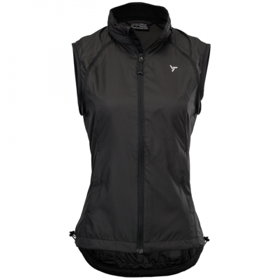 Vetrovka s odnímateľnými rukávmi Silvini VETTA Dámska Čierna S